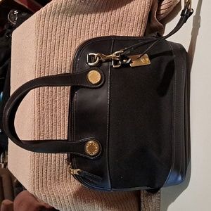 Dooney & Bourke Vintage canvas and leather bag.